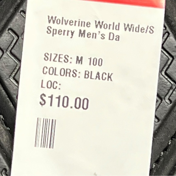 🌻NEW w.box SPERRY Black Davenport Leather Venetian Driver Casual Shoes Mens 10 - Picture 10 of 12